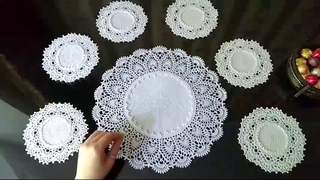 Вязаные салфетки по описанию П.Кристофферсен