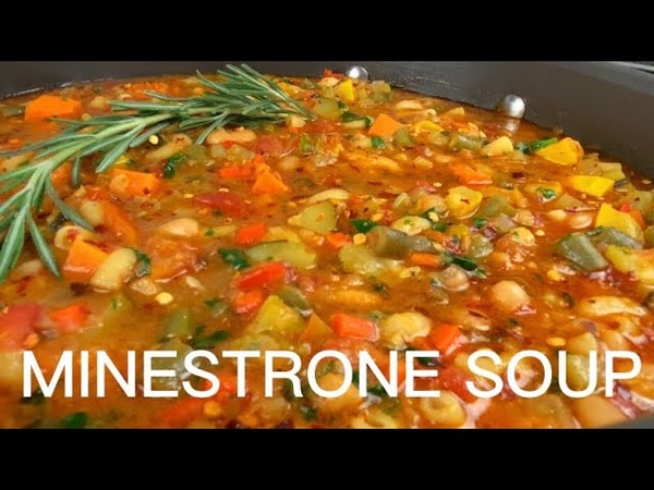 Italian Minestrone Soup, Most Flavorful Vegetable And Pasta