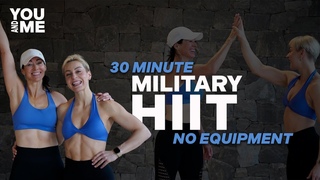 30-мин армейская кардио-тренировка ВИИТ на все тело. 30 MIN MILITARY HIIT | High Intensity | Full Body Cardio | You and Me | No Equipment |No Repeat