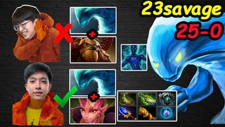 23savage Morphling 25-0 Dark Willow Replicate Combo Beast Carry vs  Dota 2  Gameplay
