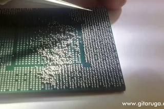 Реболл видеочипа от GTX980Ti вручную без трафарета