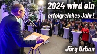 2024 wird ein erfolgreiches Jahr! Jörg Urban AfD auf dem Neujahrsempfang im sächsischen Landtag