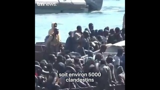 112 bateaux de migrants dbarquent en Italie ! Comme un air de 6 juin 1944