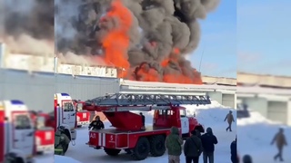 Пожар на мебельной фабрике в Саранске  года