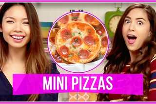 DIY EASY MINI PIZZA BITES! | Let's Get Snacking w/ MissTiffanyMa and ClayCupcakes4