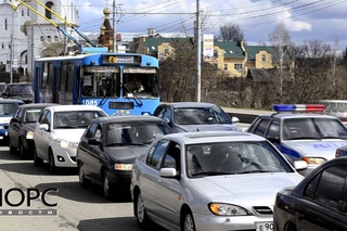Автопробег в Брянске против плохих дорог  года