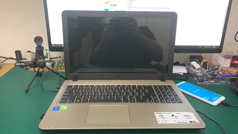 Замена жесткого диска на SSD в ноутбуке Asus X540