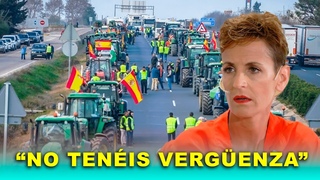 Manifestantes INCREPAN a la socialista Chivite en su casa: “No tenéis vergüenza”