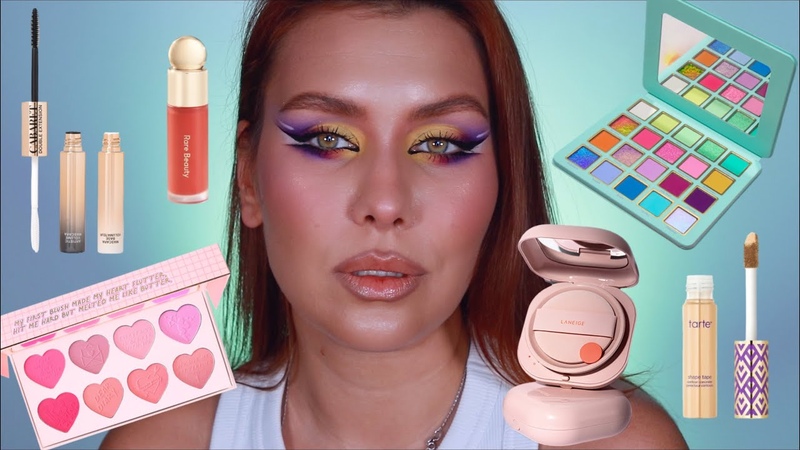 МАКИЯЖ НОВИНКАМИ КОСМЕТИКИ, LANEIGE, COSMIC BRUSHES, PLOUISE, RARE BEAUTY,