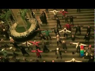 Флеш-моб на Киевском вокзале