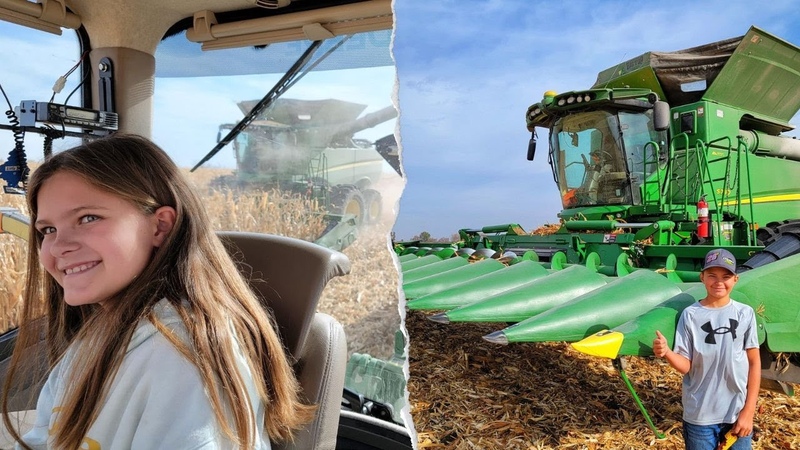 10 and 13 Year Olds Finish Harvest ON THEIR