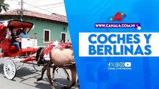 Coches y Berlinas, un distintivo de la colonial cuidad de Granada para el paseo de turistas