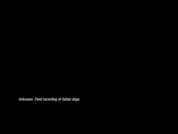 Unknown. Field recording of italian