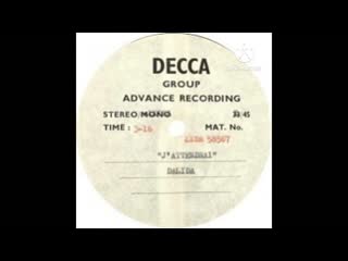 Dalida- J'Attendrai (Ultrarare 2 Version) (Версия, выпущенная в UK на лейбле Decca в 1976 году)