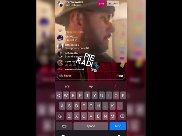 Swizz Beatz v Timbaland 2020 IGTV COV 19 LIVE Battle, Pie