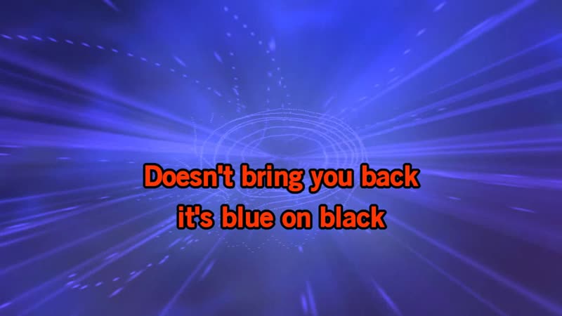 Five Finger Death Punch Blue On Black Karaoke