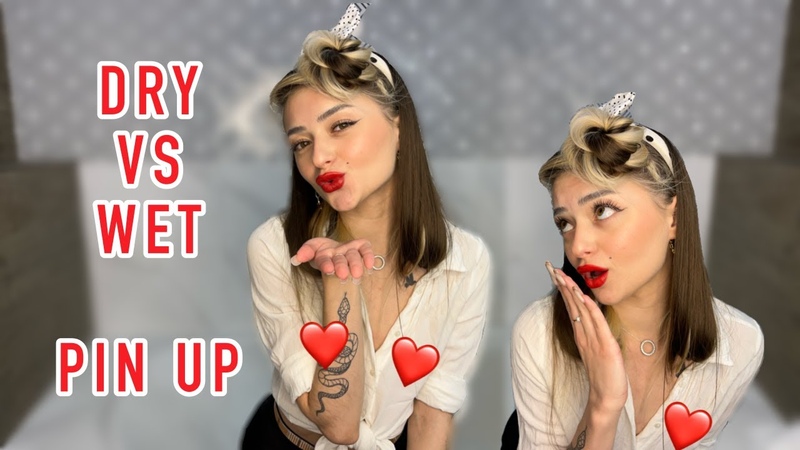 4 K Transparent Clothing Try on Haul Dry vs. Wet, Pin Up edition