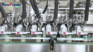 6 head tracking filling machine