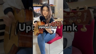 Uptown Funk - @markronson @brunomars (fingerstyle guitar cover) #JosephineAlexandra