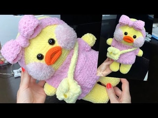 Уточка ЛаЛаФанФан крючком 🤩 Мастер-класс // LaLaFanFan crochet / Часть 1
